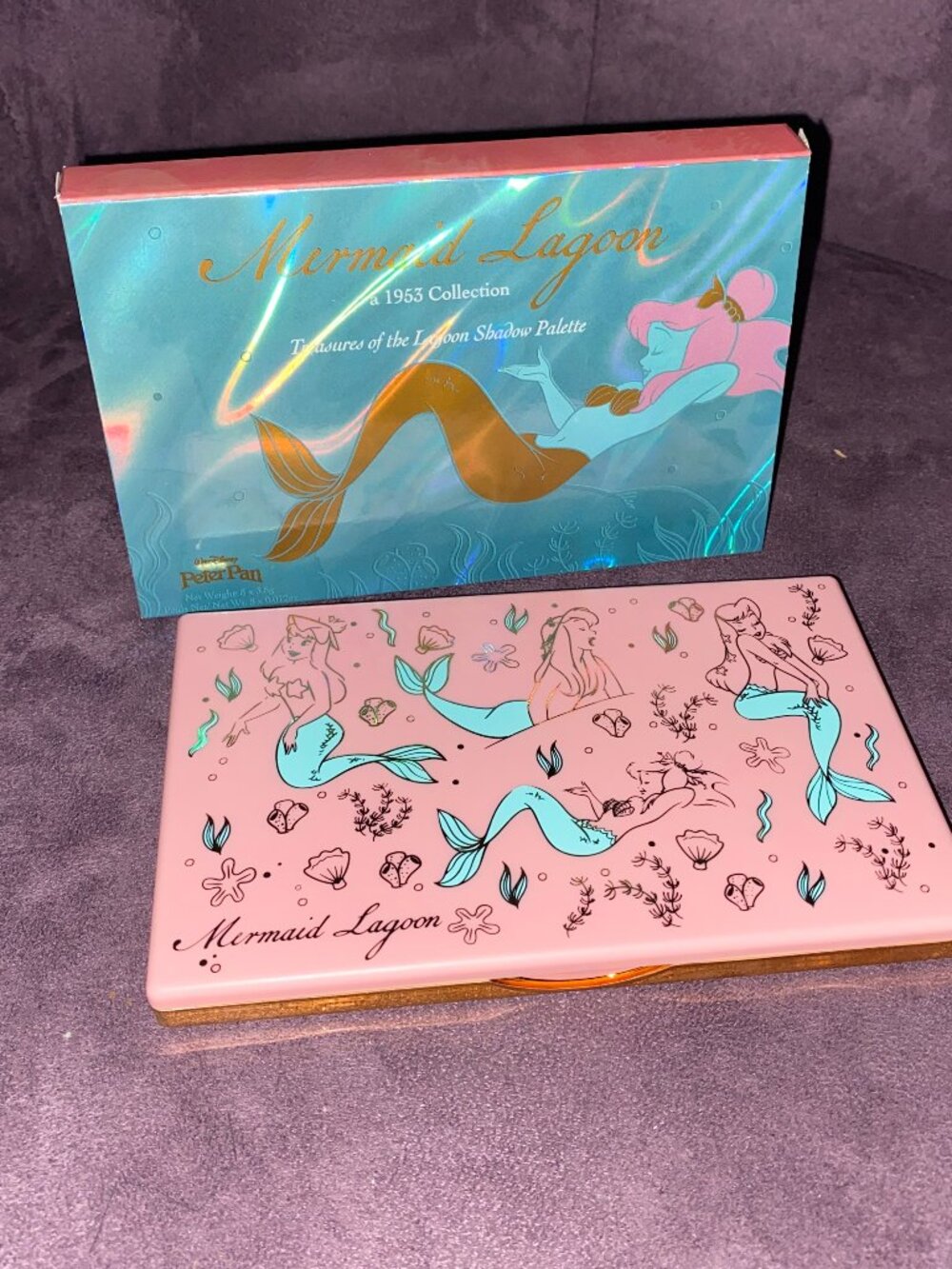 Besame Disney Mermaid Treasures of the Lagoon Eyeshadow Palette, New in Box
